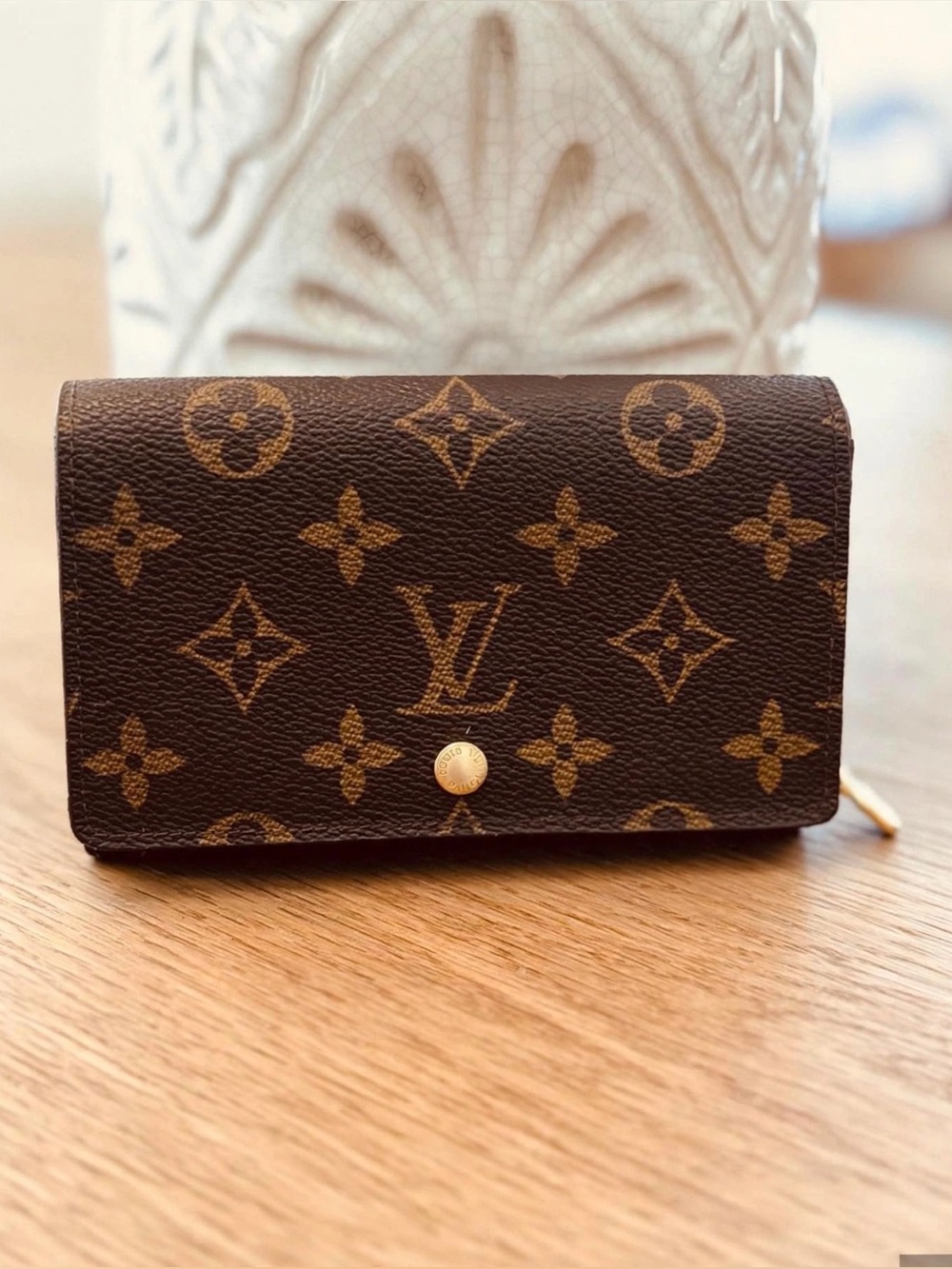 Just in 🔥Louis Vuitton Monogram Porte Monnaie Billets Tresor Bifold Wallet/